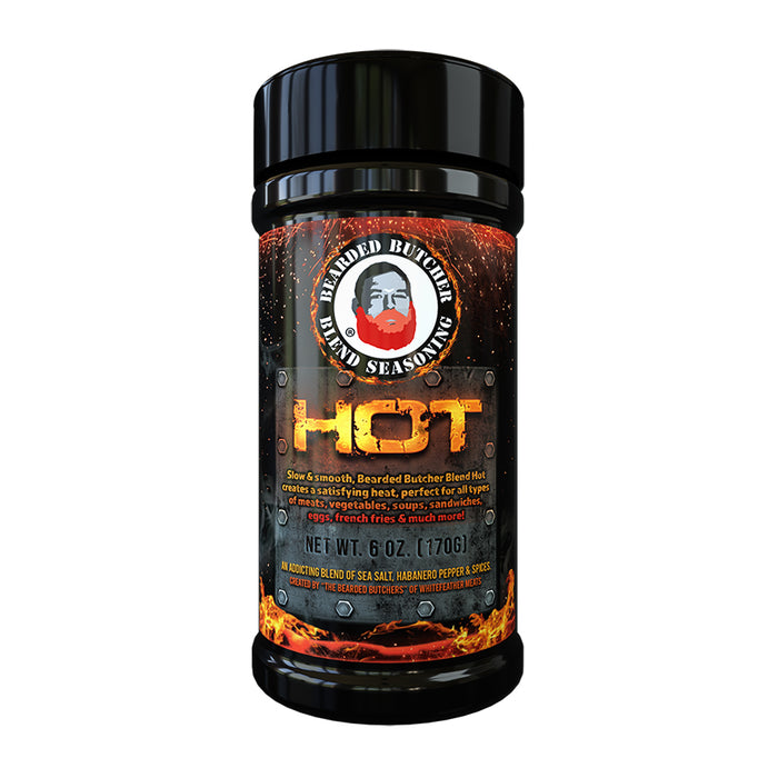 Bearded Butcher Blend Seasoning Hot Large Shaker 10 oz