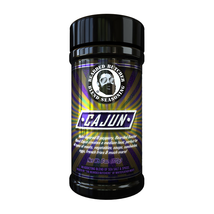 Bearded Butcher Blend Seasoning Cajun Large Shaker 10 oz
