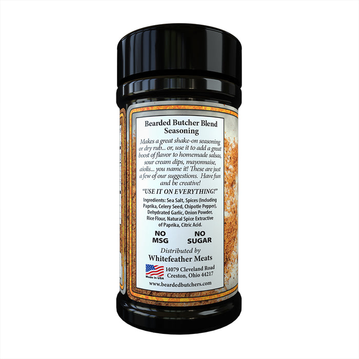 Bearded Butcher Blend Seasoning Chipotle Large Shaker 10 oz