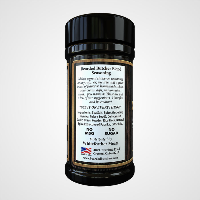 Bearded Butcher Blend Seasoning Original Large Shaker 11 oz