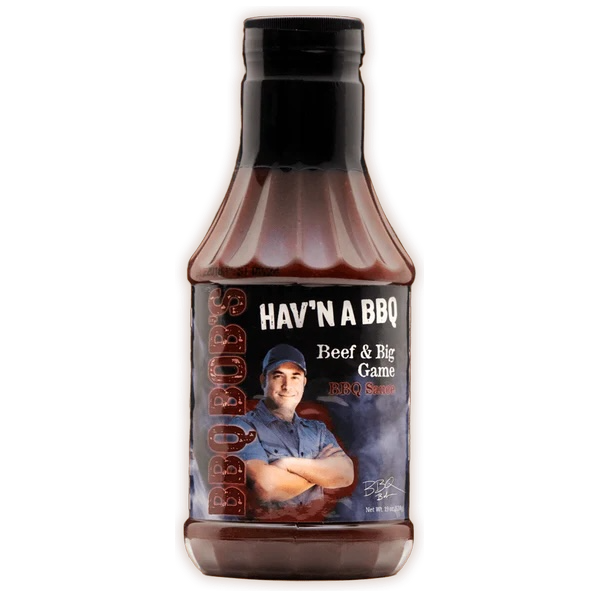 BBQ BOB'S HAV'N A BBQ – BEEF AND BIG GAME SAUCE 19 OZ