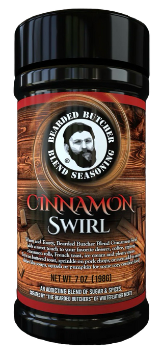 Bearded Butcher Blend Seasoning Cinnamon Swirl Large Shaker 10 oz