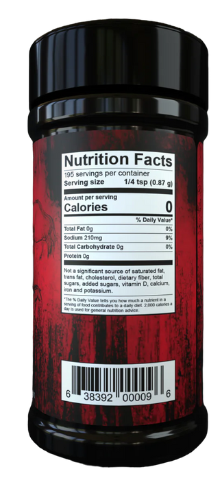 Bearded Butcher Bold Blend Seasoning Large Shaker 10 oz