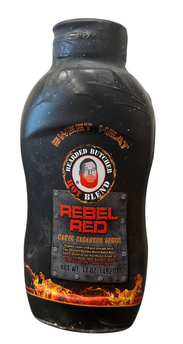 Bearded Butcher Blend Rebel Red Sauce - New 21.5 oz