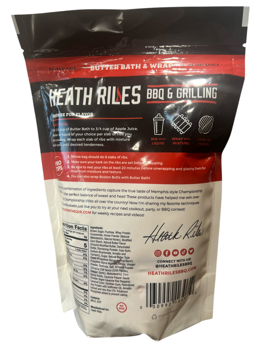 Heath Riles BBQ Butter Bath & Wrap
