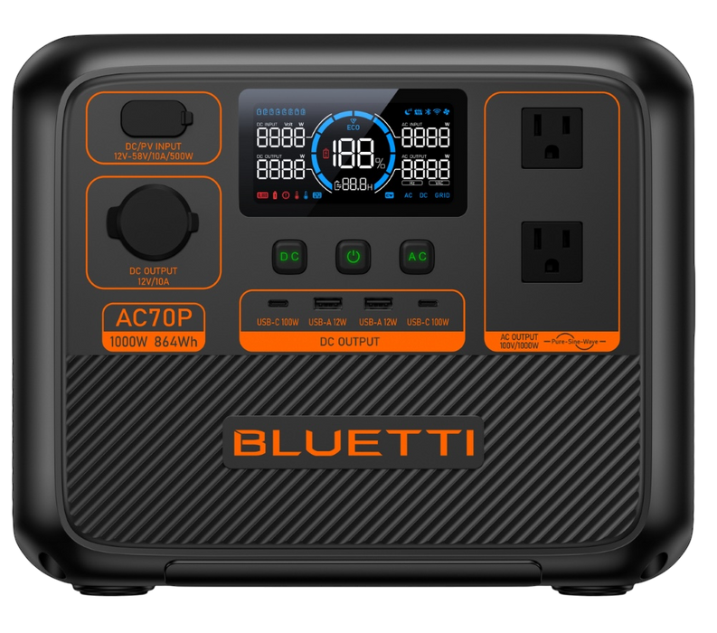Bluetti AC70P Portable Power Station
