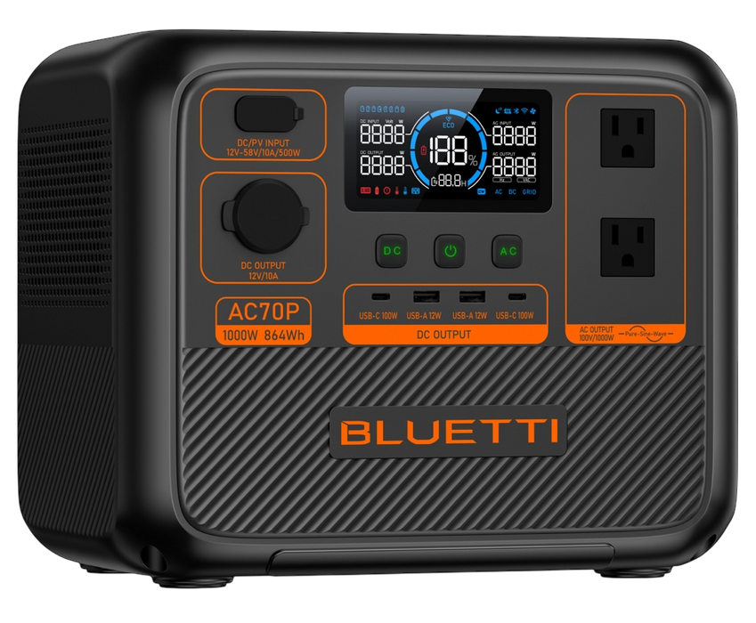 Bluetti AC70P Portable Power Station