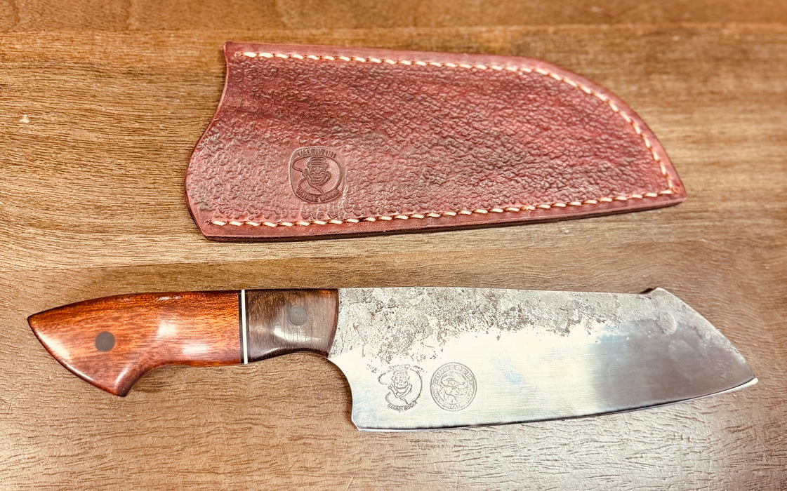 Valentini Garage Works Hand Made SANTOKU CHEF KNIFE