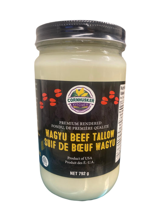 Premium Rendered Wagyu Beef Tallow Jar 28oz