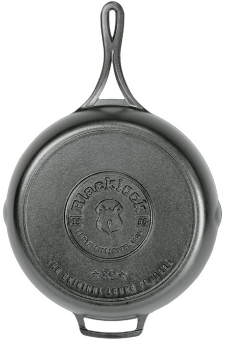 Blacklock *39* 12 Inch Triple Seasoned Cast Iron Skillet
