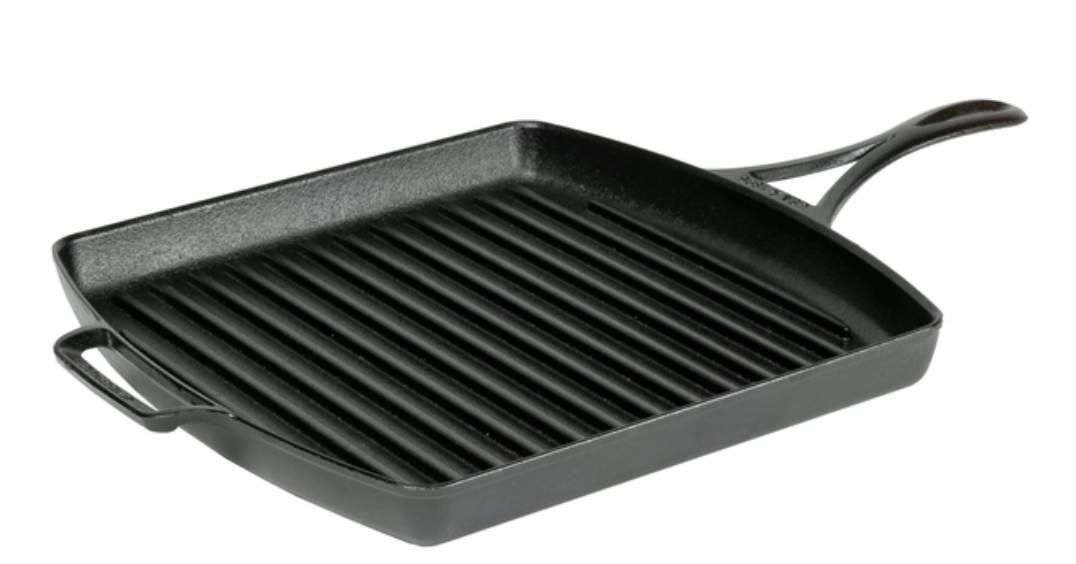 Blacklock *65* 12 Inch Triple Seasoned Cast Iron Grill Pan