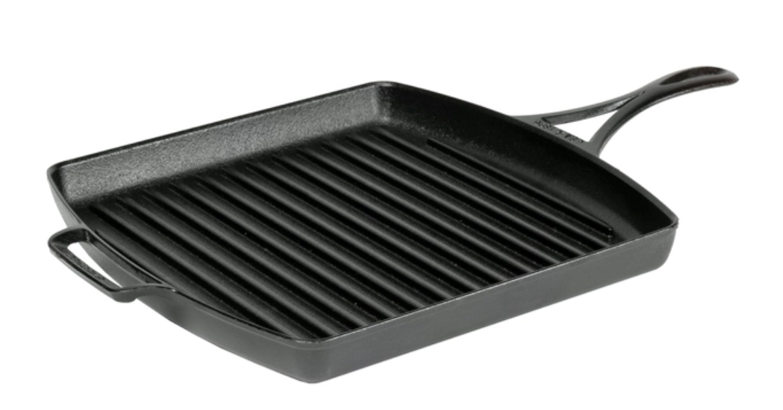 Blacklock *65* 12 Inch Triple Seasoned Cast Iron Grill Pan
