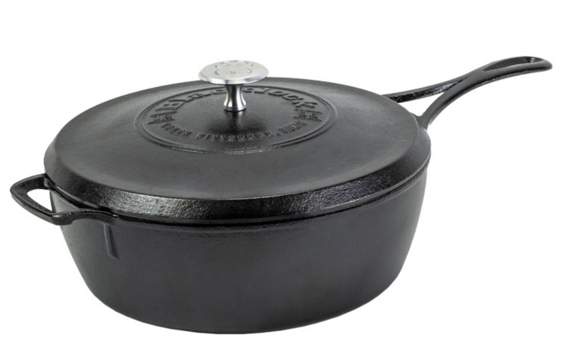 Blacklock *49* 4 Quart Deep Skillet With Lid