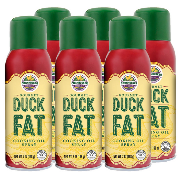 1 Case - Cornhusker Kitchen Gourmet Duck Fat Spray (6 Pack)