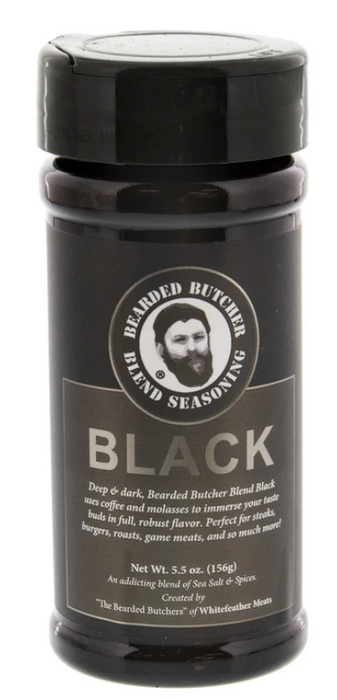 Bearded Butcher Blend Seasoning Black Large Shaker 9.5 oz