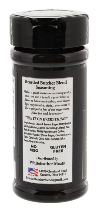 Bearded Butcher Blend Seasoning Black Large Shaker 9.5 oz