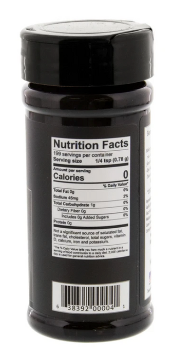 Bearded Butcher Blend Seasoning Black Large Shaker 9.5 oz