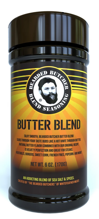 Bearded Butcher Blend Seasoning Butter Blend Large Shaker 10 oz
