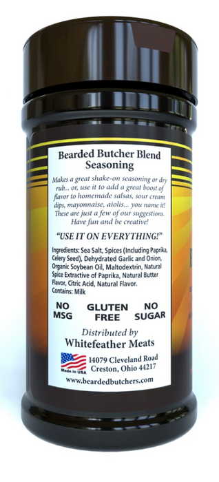 Bearded Butcher Blend Seasoning Butter Blend Large Shaker 10 oz