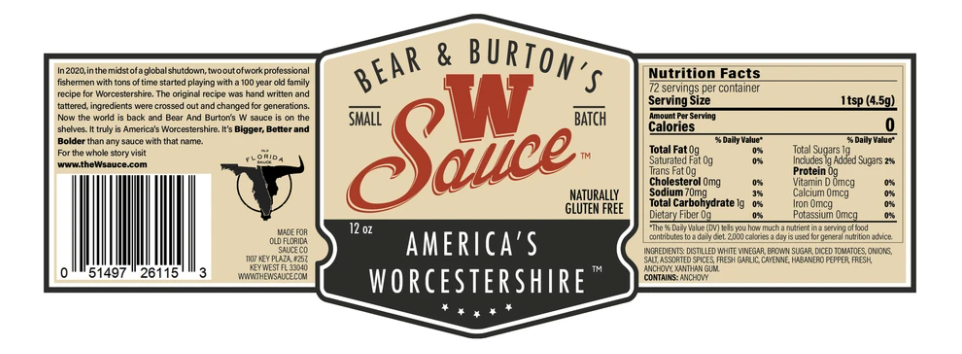 The w Sauce 12oz