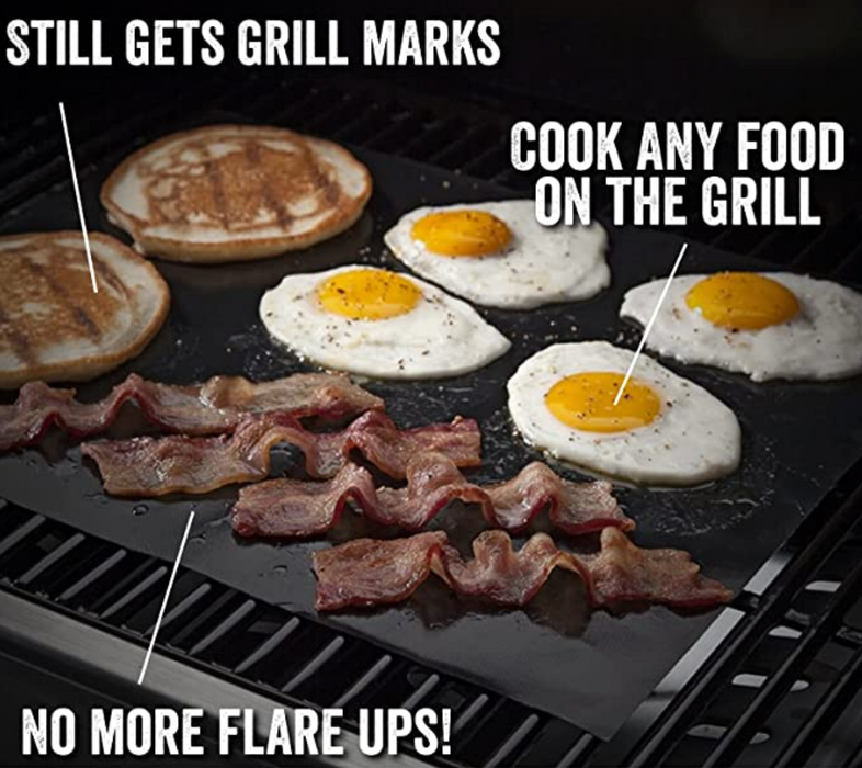 Grillight Premium Nonstick Grill Mats (2)