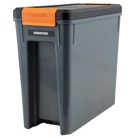 TRAEGER STAYDRY PELLET BIN AND LID