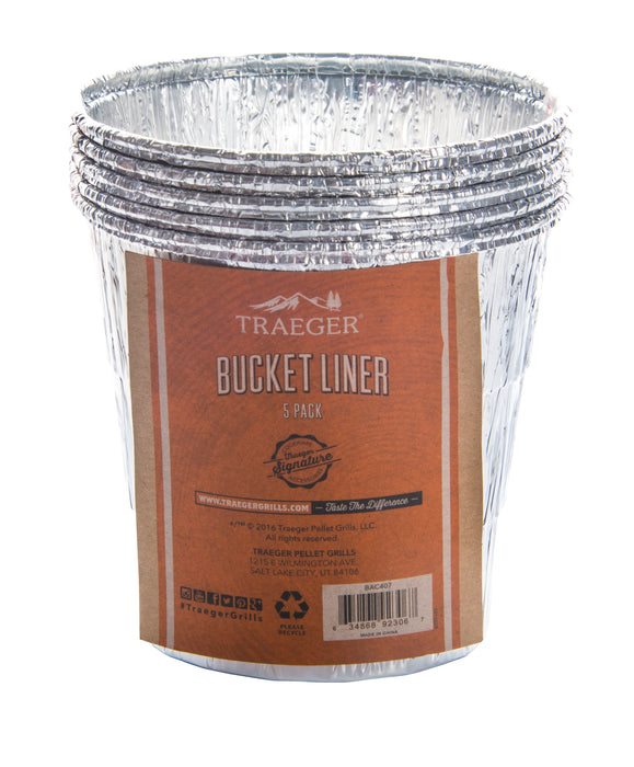 TRAEGER BUCKET LINERS - 5 PACK