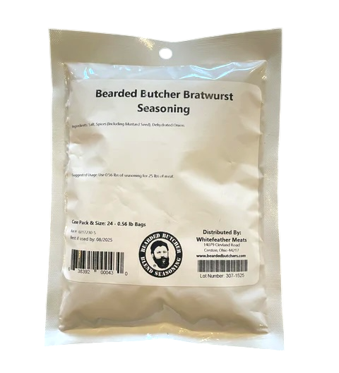 DIY Sausage - Bearded Butchers Bratwurst Seasoning 9oz