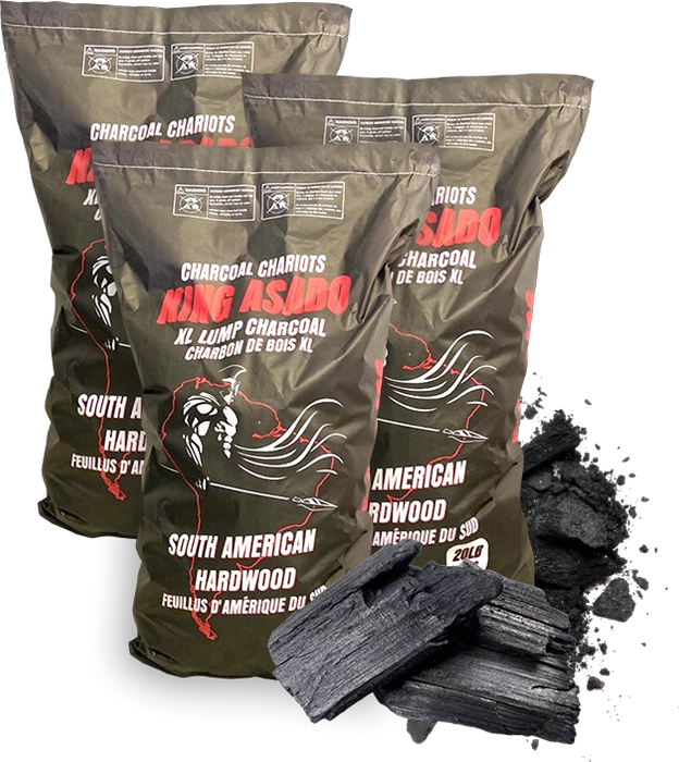 King Asado Charcoal XL Lump 20lbs
