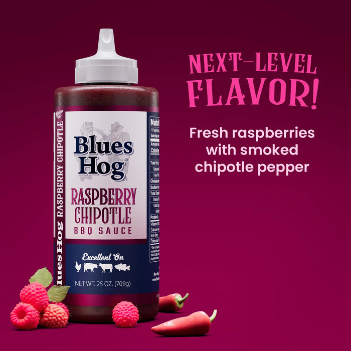 Blues Hog Raspberry Chipotle Sauce - Squeeze Bottle