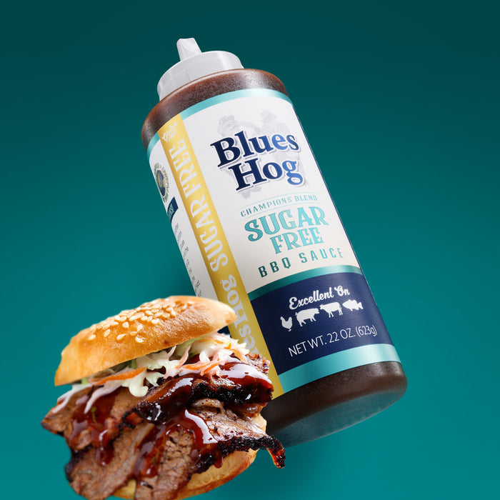 Blues Hog Sugar Free Champions’ Blend BBQ Sauce, No High Fructose Corn Syrup, Gluten-Free, 22 oz