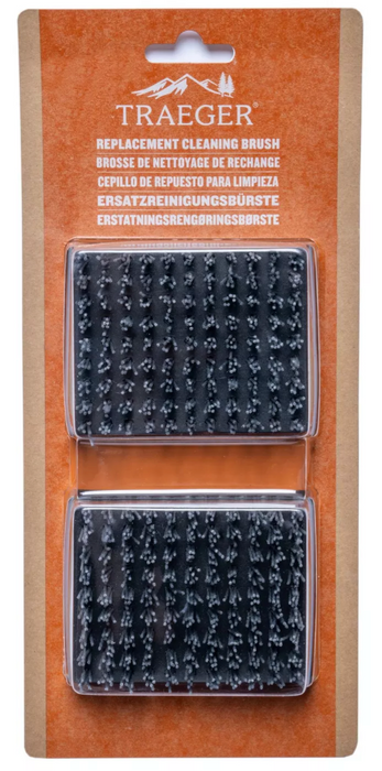 TRAEGER REPLACEMENT BBQ CLEANING BRUSH HEAD (2 PACK)