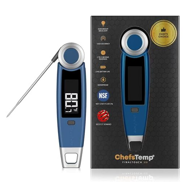Chef's Temp Final Touch X10 Instant Read Thermometer