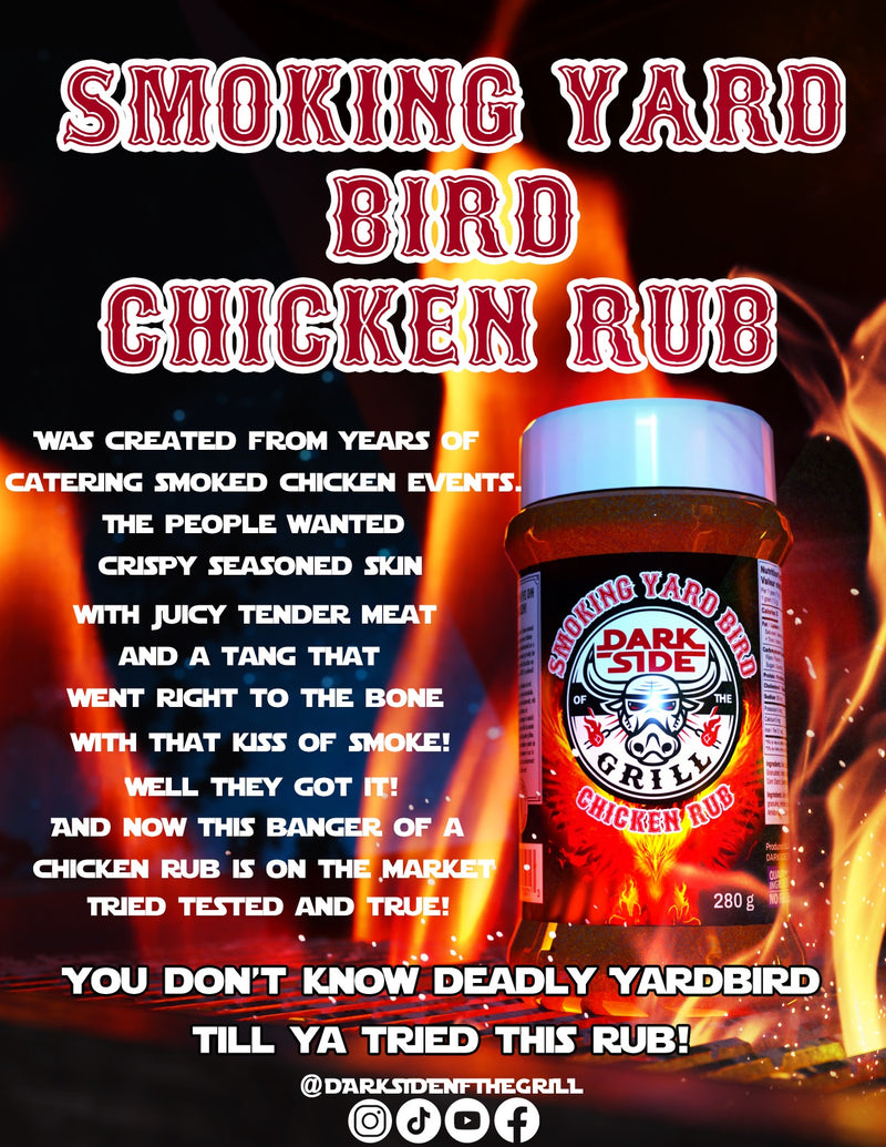 Dark Side of the Grill Smoking Yard Bird