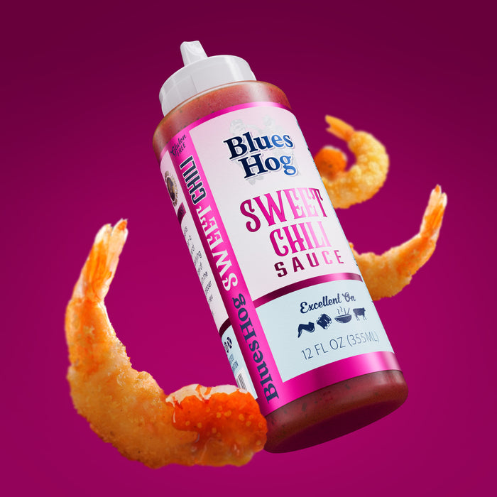 Blues Hog Sweet Chili Sauce, Sweet & Spicy Dipping Sauce, Gluten-Free, No High Fructose Corn Syrup, 12 oz