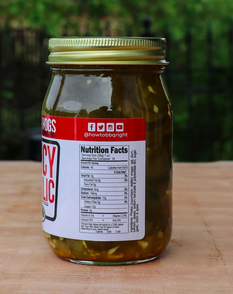 KILLER HOGS SPICY GARLIC PICKLES *SPICY*