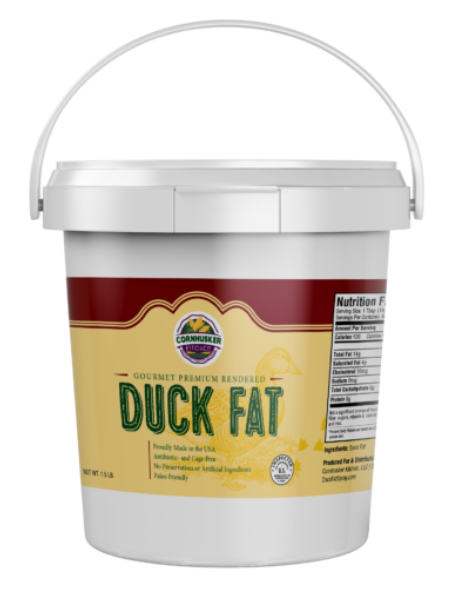 Premium Rendered Duck Fat Tub (1.5lb)