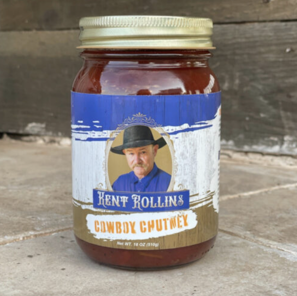 Kent Rollins Green Chiles and Chipotle Cowboy Chutney 18 oz