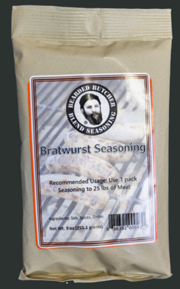 DIY Sausage - Bearded Butchers Bratwurst Seasoning 9oz