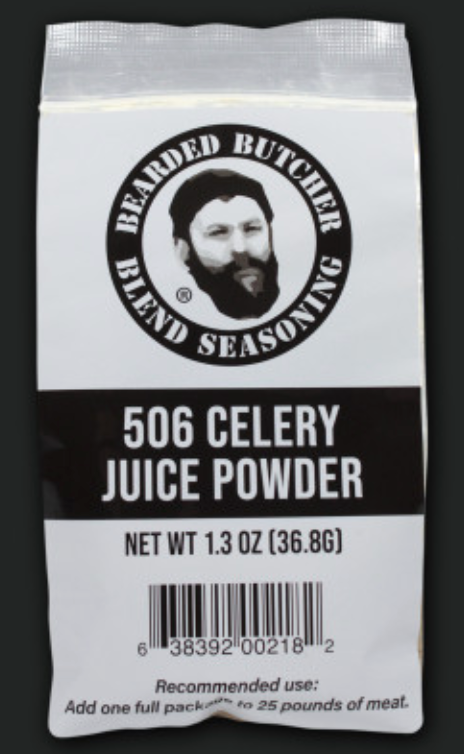 DIY Sausage - Bearded Butchers 506 Celery Juice Powder For Curing Meat 1.3 oz